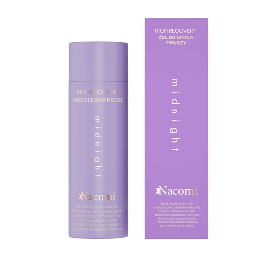NACOMI MIDNIGHT ГЕЛЬ ДЛЯ УМЫВАНИЯ ЛИЦА 140МЛ