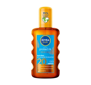 NIVEA SUN PROTECT & BRONZE СПРЕЙ ДЛЯ АКТИВАЦИИ ЗАГАРА SPF 20 200МЛ