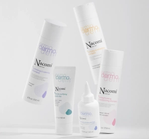 Nacomi Next Level Dermo укрепляющий и восстанавливающий шампунь для волос 250 мл