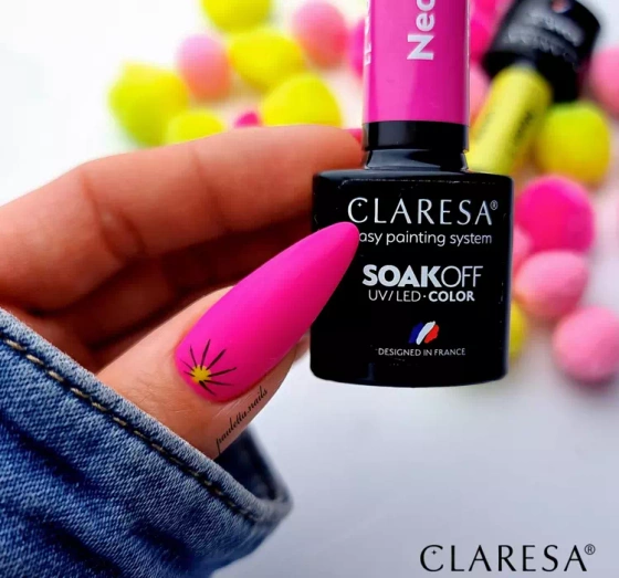 CLARESA SOAK OFF ГЕЛЬ-ЛАК NEON 11 5Г