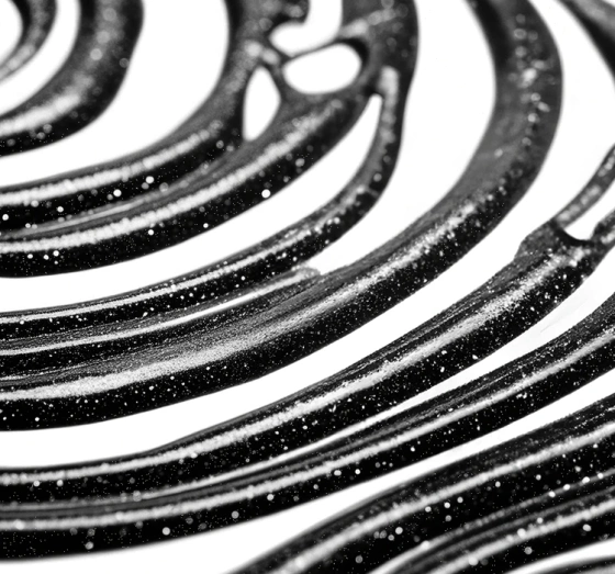 Bell подводка с блестками 01 Sparkling Black 2,6г