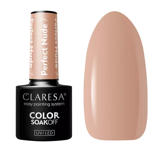 CLARESA SOAK OFF ГЕЛЬ-ЛАК PERFECT NUDE 7 5Г