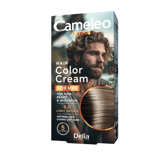 Натисніть на картинку, щоб її збільшити DELIA CAMELEO MEN ФАРБА ДЛЯ БОРОДИ ТА ВУСІВ 5.0