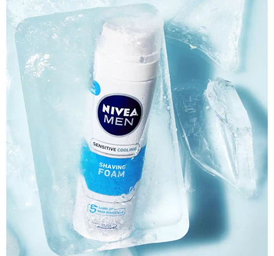NIVEA MEN SENSITIVE COOL ОХОЛОДЖУВАЛЬНА ПІНКА ДЛЯ ГОЛІННЯ 200МЛ