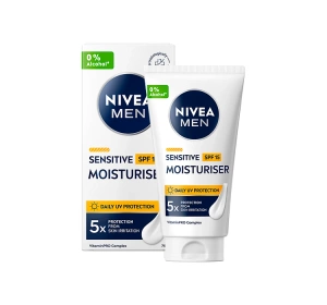 NIVEA MEN SENSITIVE ЗАХИСНИЙ КРЕМ ДЛЯ ОБЛИЧЧЯ SPF15 75МЛ