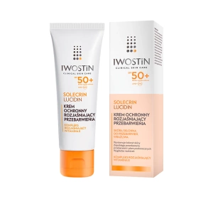 IWOSTIN SOLECRIN LUCIDIN КРЕМ ПРОТИ ПІГМЕНТНИХ ПЛЯМ ДЛЯ ЧУТЛИВОЇ ШКІРИ SPF50+ 50МЛ