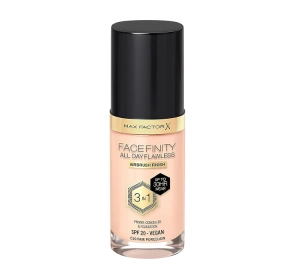 MAX FACTOR FACEFINITY ALL DAY FLAWLESS 3IN1 ВЕГАНСЬКИЙ ТОНАЛЬНИЙ ЗАСІБ C10 FAIR PORCELAIN 30МЛ