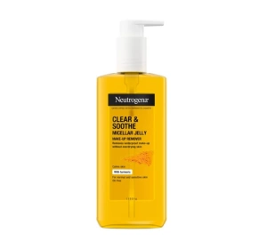 Neutrogena Clear&Soothe Micellar Jelly гель для очищення обличчя та зняття макіяжу з куркумою 200 мл