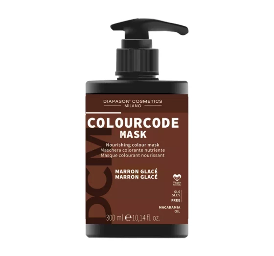 DIAPASON COSMETICS MILANO COLOURCODE ТОНУЮЧА МАСКА ДЛЯ ВОЛОССЯ MARRON GLACÉ  300МЛ