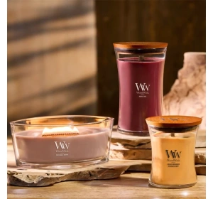 Woodwick Elipse Jar Candle ароматическая свеча Patchouli Creme 453,6 г