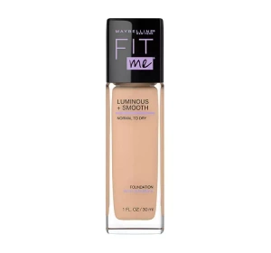 MAYBELLINE FIT ME LUMINOUS + SMOOTH ТОНАЛЬНИЙ ЗАСІБ 125 NUDE BEIGE 30МЛ