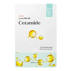 Etude House 0,2 мм Therapy Air Mask Ceramide глубоко увлажняющая тканевая маска с керамидами 20 мл