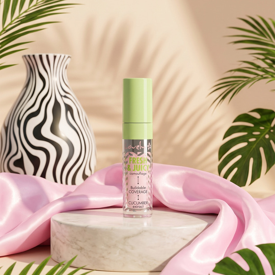 Нажмите на картинку, чтобы ее увеличить Lovely Fresh & Juicy Camouflage розовый корректор для лица 4,5 г