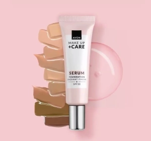 AVON MAKE UP+ CARE SERUM ТОНАЛЬНОЕ СРЕДСТВО СЫВОРОТКА 3В1 125G WARM IVORY 30МЛ