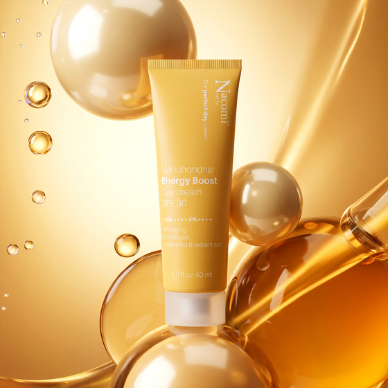 Nacomi Next Level Mitochondrial Energy Boost Day Cream солнцезащитный крем для лица SPF30 40мл