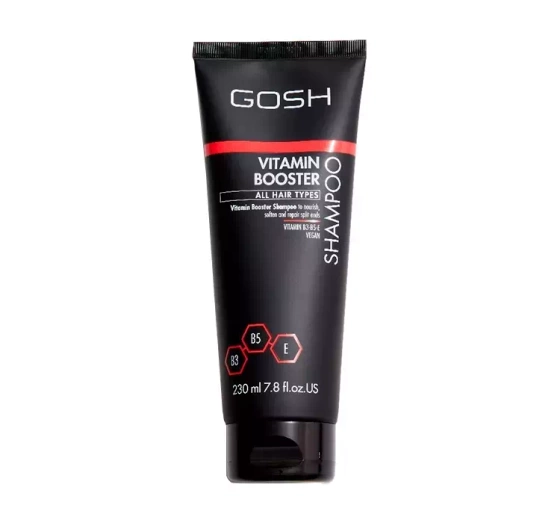 GOSH VITAMIN BOOSTER ВЕГАНСКИЙ ШАМПУНЬ ДЛЯ ПОВРЕЖДЕННЫХ ВОЛОС 230МЛ