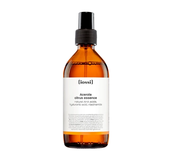Нажмите на картинку, чтобы ее увеличить IOSSI АЦЕРОЛА ЦИТРУСОВАЯ ЭССЕНЦИЯ С КИСЛОТАМИ AHA, ГИАЛУРОНОВОЙ КИСЛОТОЙ И НИКОТИНАМИДОМ 200МЛ