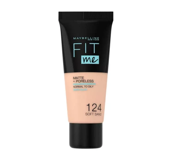 MAYBELLINE FIT ME МАТИРУЮЩЕЕ ТОНАЛЬНОЕ СРЕДСТВО 124 SOFT SAN