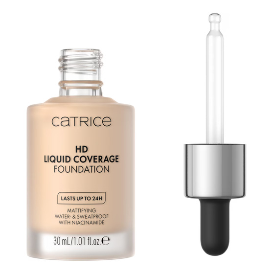 Натисніть на картинку, щоб її збільшити CATRICE HD LIQUID РІДКА МАСКУЮЧА ТОНАЛЬНА ОСНОВА LIGHT 010 30МЛ