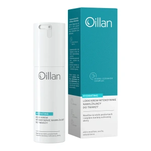 Oillan Hydrating легкий, интенсивно увлажняющий крем для лица для сухой, чувствительной и обезвоженной кожи 50 мл