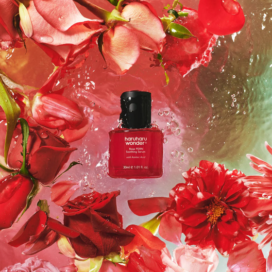 Haruharu Wonder Rose PDRN Soothing Serum успокаивающая сыворотка для лица с полинуклеотидами из розы 30 мл