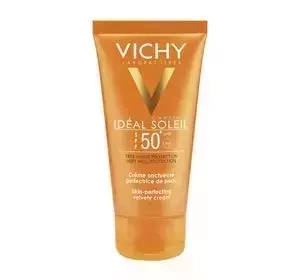 VICHY IDEAL SOLEIL БАРХАТНЫЙ КРЕМ ДЛЯ ЛИЦА СУХАЯ И НОРМАЛЬНАЯ КОЖА SPF50+ 50МЛ