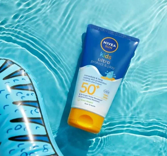 NIVEA SUN KIDS ULTRA PROTECT & PLAY СОНЦЕЗАХИСНИЙ БАЛЬЗАМ ДЛЯ ЗАСМАГИ ДЛЯ ДІТЕЙ SPF 50+ 150МЛ