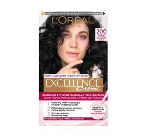 L’Oréal Paris Excellence Créme стойкая краска для волос 200 Deep Dark Brown