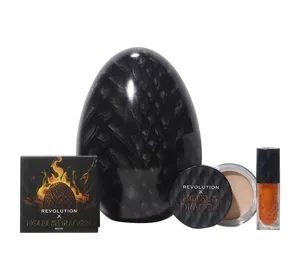 Makeup Revolution x House Of The Dragon набор косметики палетка теней + блеск для губ + хайлайтер