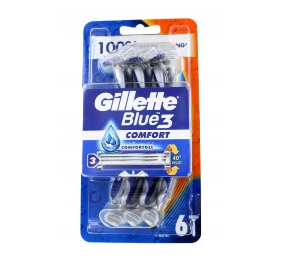 GILLETTE BLUE 3 COMFORT ОДНОРАЗОВА БРИТВА 6 ШТУК