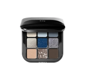 KIKO Milano Glamour Multi Finish мініпалітра тіней для повік 05 Blue Variations 2,5г