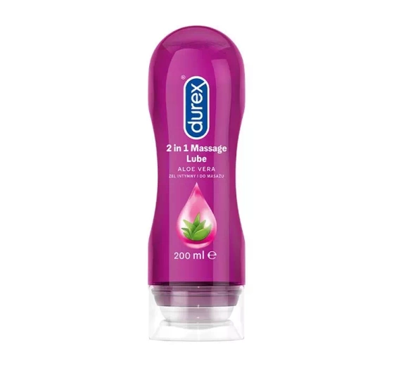 DUREX 2в1 ІНТИМНИЙ ГЕЛЬ ДЛЯ МАСАЖУ ALOE VERA 200МЛ