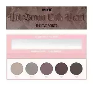 MIYO FIVE POINTS ПАЛЕТКА 5 ТЕНЕЙ ДЛЯ ВЕК 09
