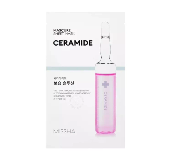 MISSHA MASCURE ТКАНЕВАЯ МАСКА ДЛЯ ЛИЦА CERAMIDE 28МЛ