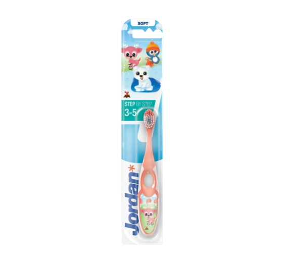 JORDAN STEP BY STEP ЗУБНАЯ ЩЕТКА ДЛЯ ДЕВОЧЕК 3-5 ЛЕТ SOFT