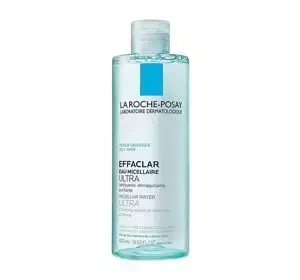 LA ROCHE POSAY EFFACLAR МИЦЕЛЛЯРНАЯ ВОДА ДЛЯ ЖИРНОЙ И ПРОБЛЕМНОЙ КОЖИ 400МЛ