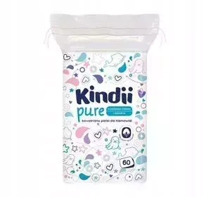 CLEANIC KINDII PURE БАВОВНЯНІ ДИСКИ ДЛЯ НЕМОВЛЯТ 60 ШТ