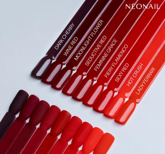 Натисніть на картинку, щоб її збільшити NEONAIL LADY IN RED HYBRID VARNISH ГЕЛЬ-ЛАК 2617 WINE RED 7,2МЛ