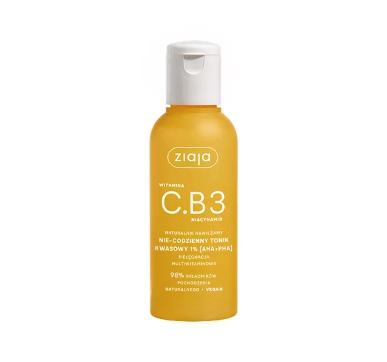 ZIAJA VITAMIN C. B3 NIACINAMIDE КИСЛОТНЫЙ ТОНИК 1% AHA+PHA 120МЛ
