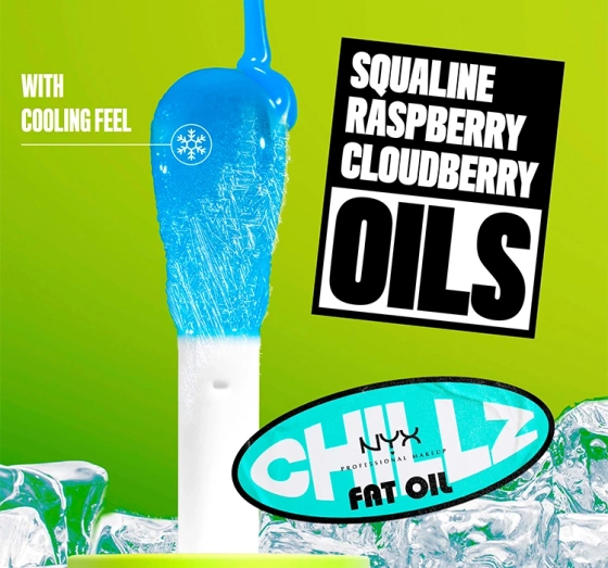 Натисніть на картинку, щоб її збільшити NYX Professional Makeup Fat Oil Chillz блиск для губ 18 Polar Peppermint 4,8 мл