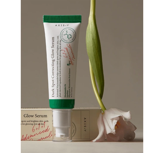 AXIS-Y 6+1+1 Niacinamide Dark Spot Correcting Glow Serum освітлювально-зволожувальна сироватка для обличчя з ніацинамідом 50 мл