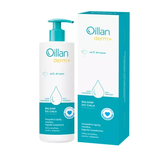 OILLAN DERM+ БАЛЬЗАМ ДЛЯ СУХОЇ І АТОПІЧНОЇ ШКІРИ 400МЛ