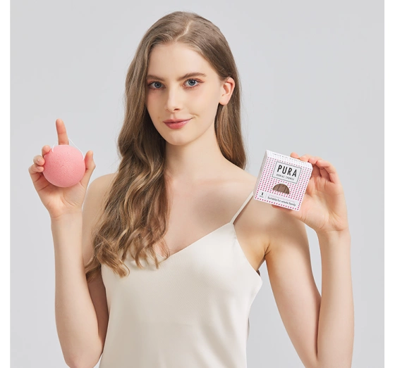 SISTER YOUNG PURA НАТУРАЛЬНИЙ СПОНЖ КОННЯКУ ДЛЯ ВМИВАННЯ PINK