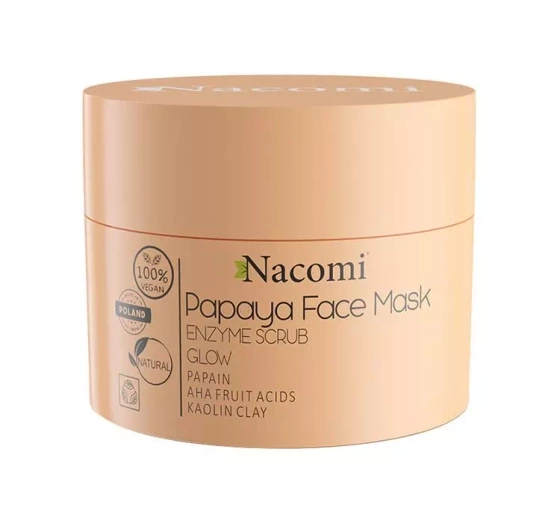 Натисніть на картинку, щоб її збільшити NACOMI PAPAYA FACE MASK ЕНЗИМАТИЧНА МАСКА 50МЛ
