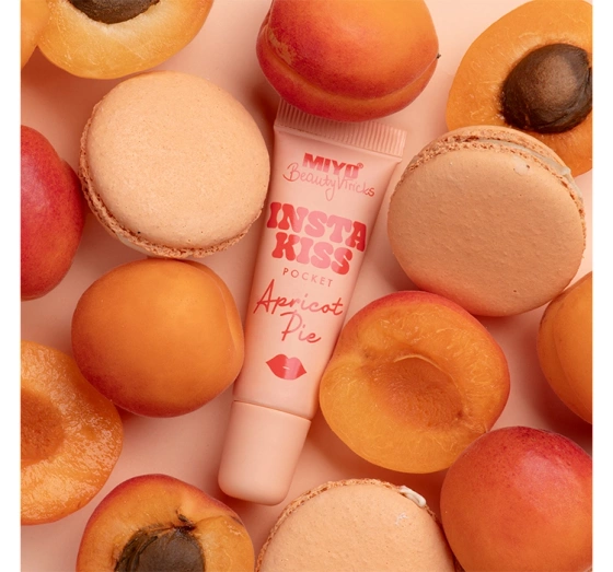 Miyo x Beautyvtricks Insta Kiss pocket бальзам для губ Apricot Pie 12 мл