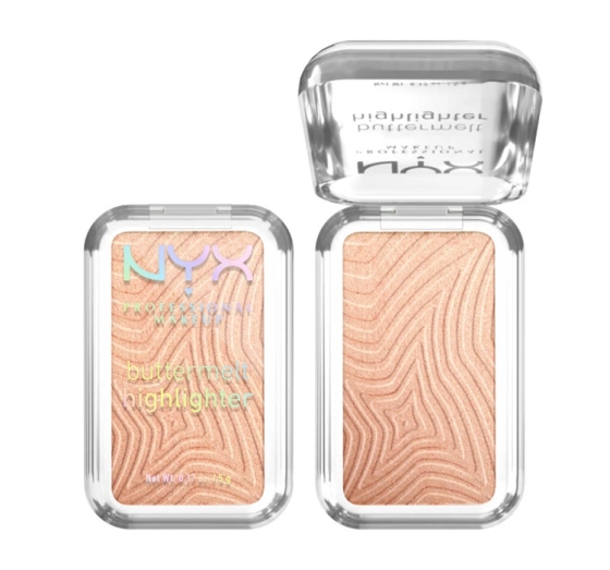 NYX Professional Makeup Buttermelt компактний хайлайтер для обличчя 10 Glaze It Butta 5 г
