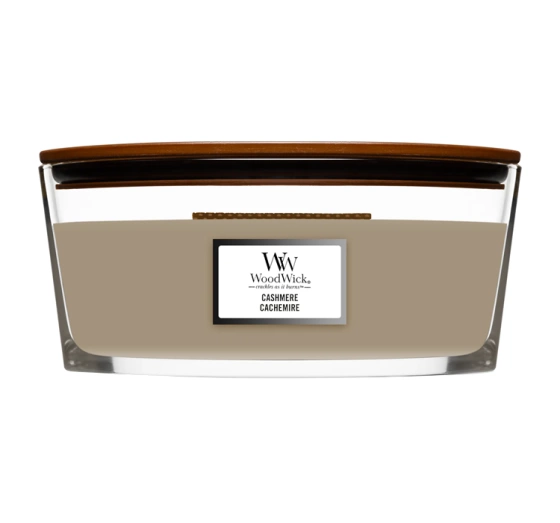 Нажмите на картинку, чтобы ее увеличить WOODWICK ELLIPSE CANDLE АРОМАТИЧЕСКАЯ СВЕЧА CASHMERE 453,6Г