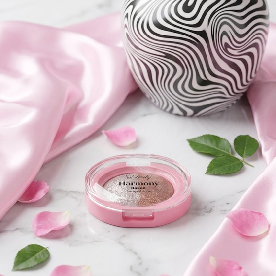 Lovely Harmony Baked Duo Eyeshadow дует блискучих тіней для повік 03 4 г