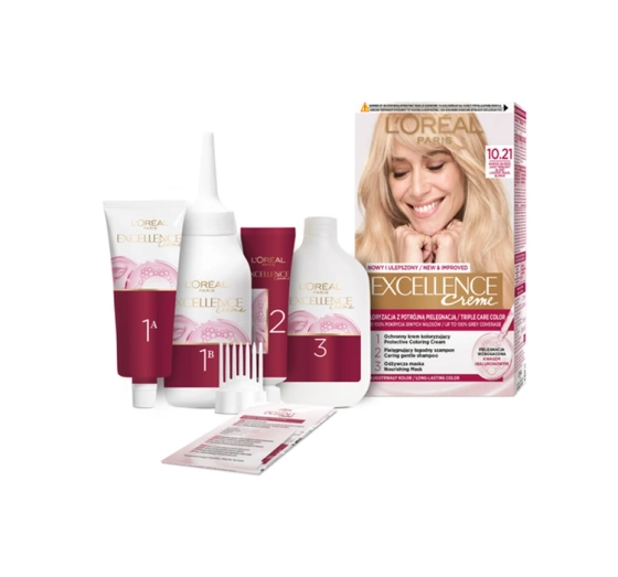 LOREAL EXCELLENCE CREME 10.21 ДУЖЕ СВІТЛИЙ ПЕРЛОВИЙ БЛОНД