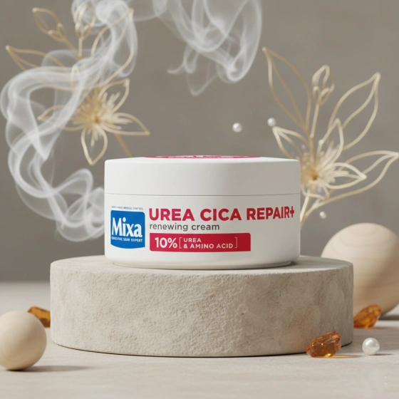 Mixa Urea Cica Repair+ багатофункціональний регенеруючий крем для тіла, обличчя та рук, для сухої шкіри 150 мл